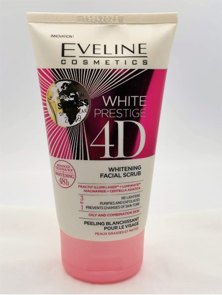 Eveline White Prestige 4D Whitening Facial Scrub