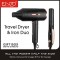ENZO TRAVEL DRYER AND IRON DUO 