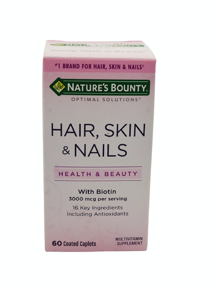 Nature's Bounty Hair and Skin and  Nails 60 Tabs