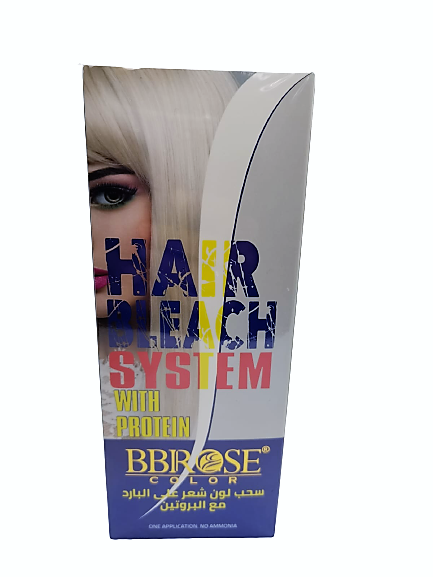 HAIR BLEACH SYSTEM WITH PROTEIN BBROSE 100 ML