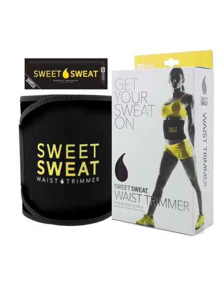 Yellow sweet sweat waist trimmer